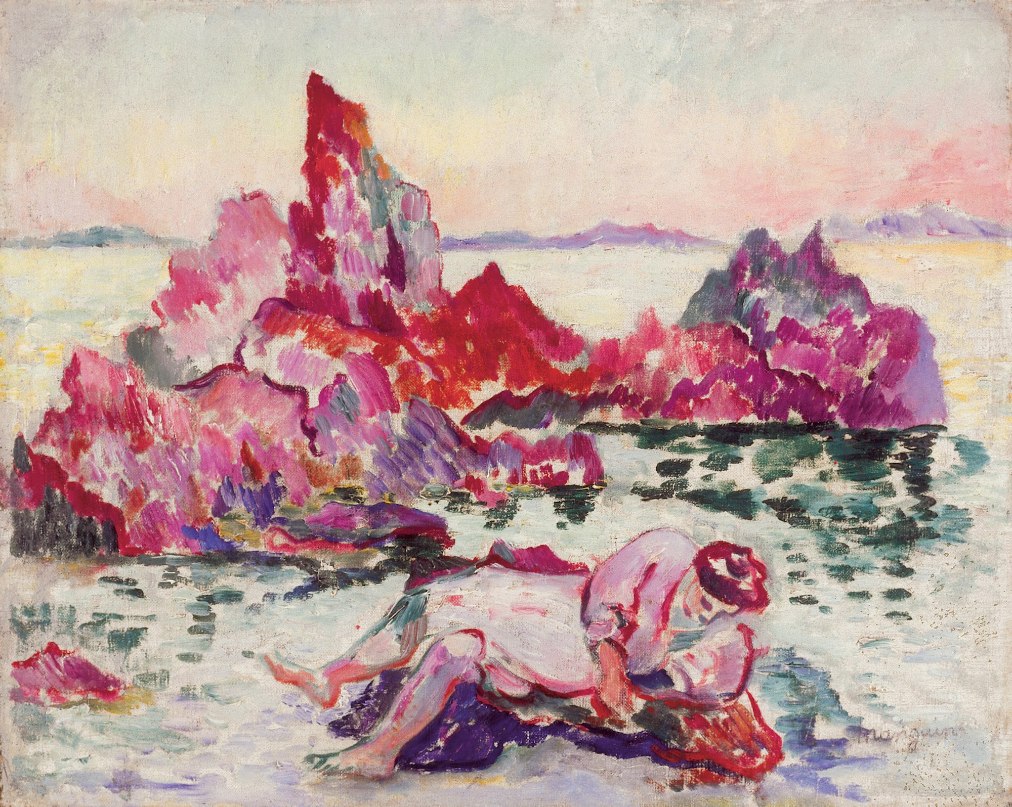 tableau la naïade cavalière 1906 henri manguin