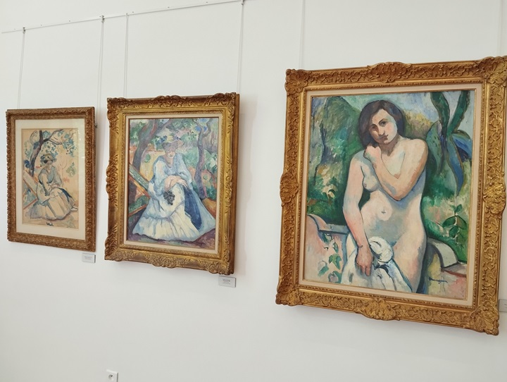 toiles réalisées par le peintre fauve henri manguin dans le midi avec sa femme pour modèle