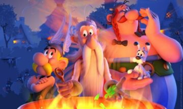 gros plan affiche astérix mission potions virtual room