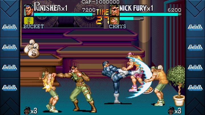 capture ps4 the punisher marvel vs capcom arcade classics