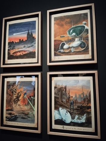 concept arts de james cameron réalisés pour roger corman expo à la cinémathèque paris