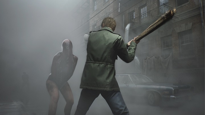 combat dans le jeu vidéo silent hill 2 remake sur ps5