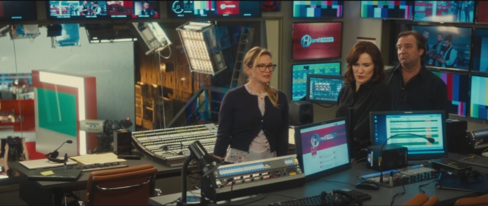 coulisses émission télévisée dans le bébé de bridget jones de sharon maguire