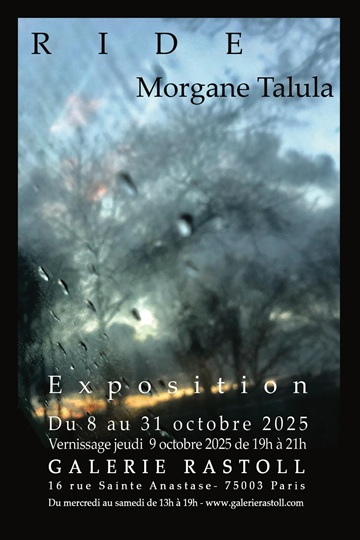 affiche exposition  photo ride de morgane talula à la galerie rasroll paris 3