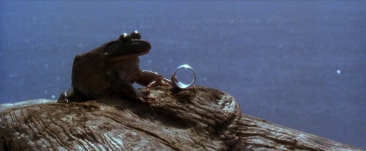 la grenouille crache la bague dans le film les ensorceleuses