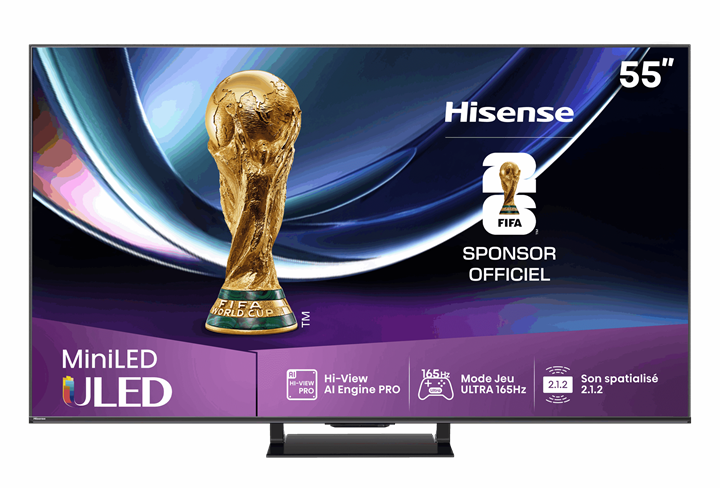 télévision hisense 55" série U7Q Pro