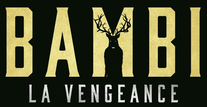 image logo fond noir la vengeance bambi