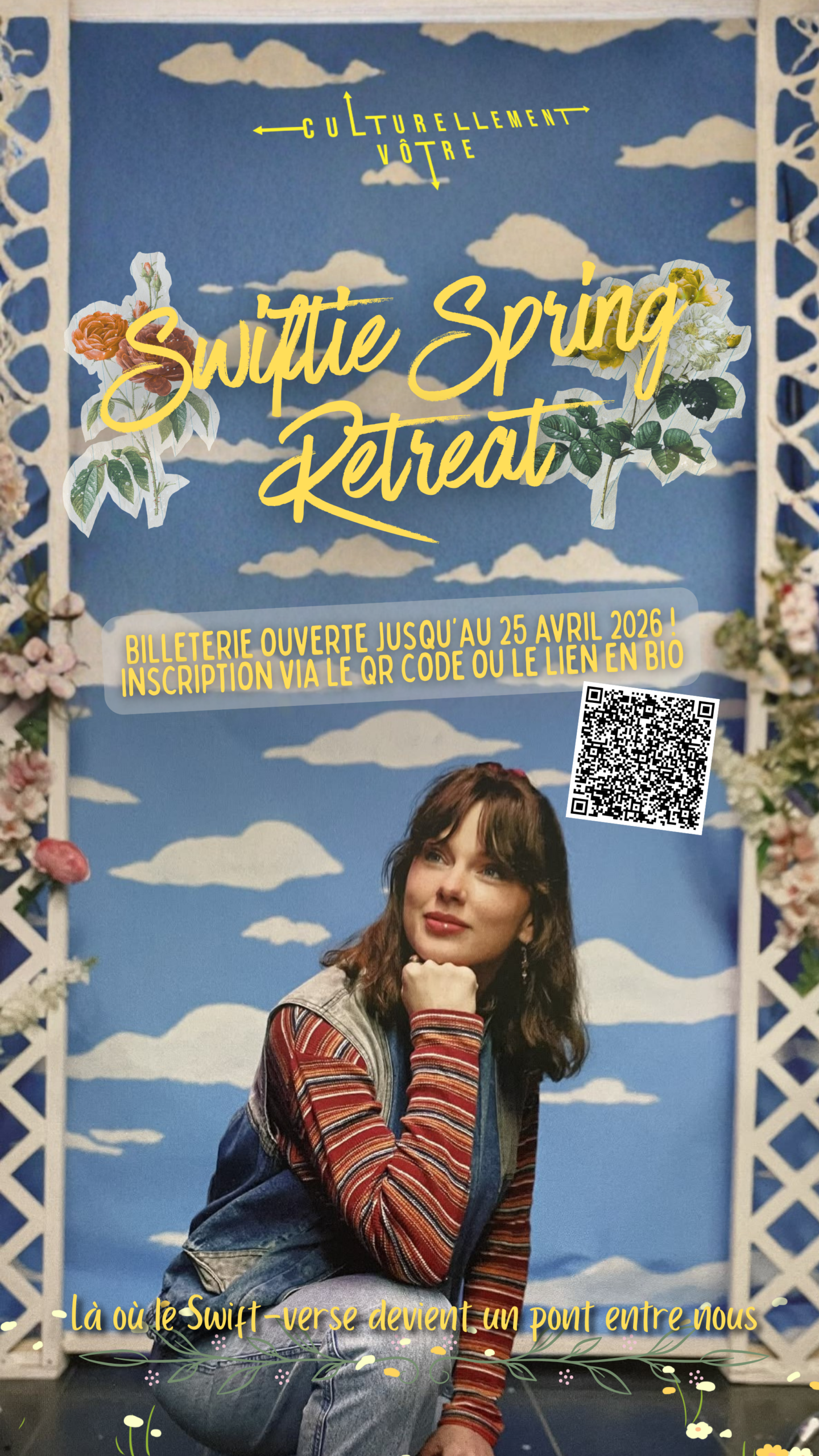 swiftie spring retreat week-end taylor swift du 15 au 17 mai billetterie ouverte jusqu'au 25 avril 2026