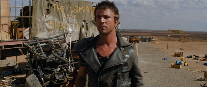 mel gibson dans le rôle de max dans mad max 2 de george miller