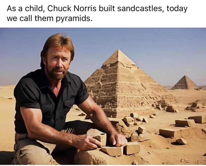 chuck norris fact pyramids