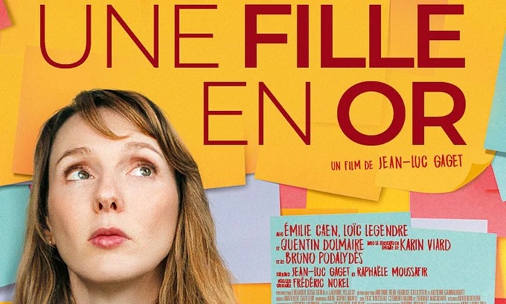 image slider une fille en or