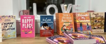 dossier new romance photo mise en avant romans librairie romance fox garden à paris