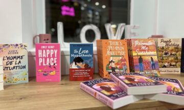 dossier new romance photo mise en avant romans librairie romance fox garden à paris