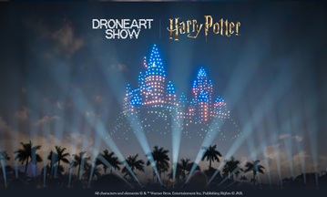 image article harry potter drone art