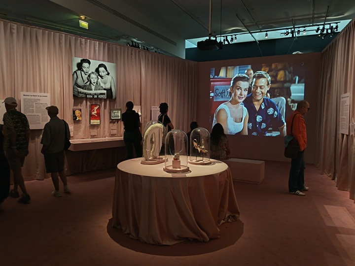 pièce rose exposition marilyn monroe à la cinémathèque française
