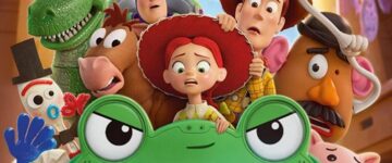 critique film d'animation toy story 5 gros plan affiche