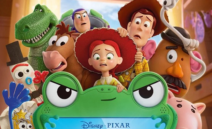 critique film d'animation toy story 5 gros plan affiche