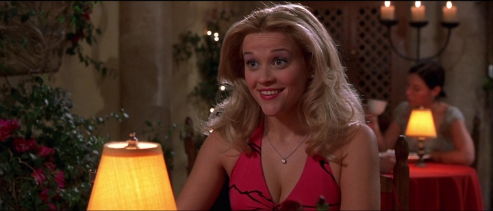 la revanche d'une blonde avec reese witherspoon elle woods a rendez-vous au restaurant