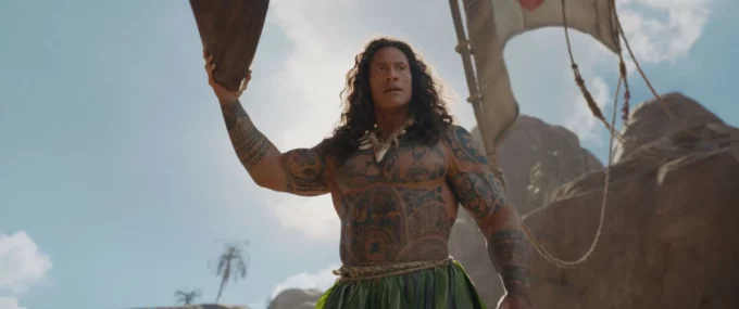 image dwayne johnson vaiana la légende du bout du monde