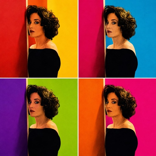 isabelle adjani par olivier steiner dans un style andy warhol