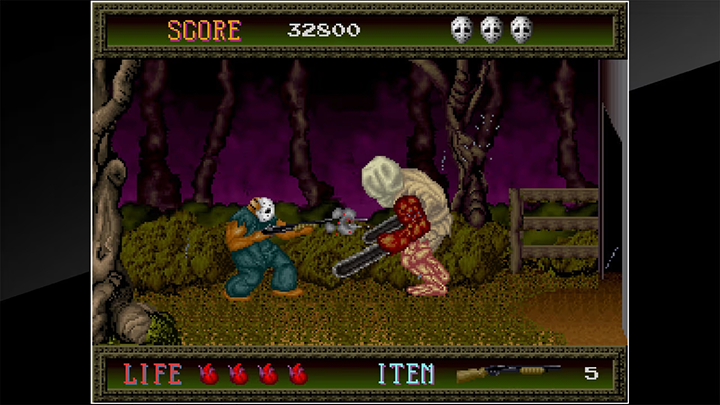 capture jeu vidéo splatterhouse 1989