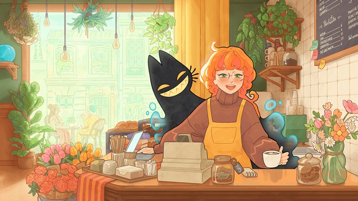 visuel jeu vidéo coffee for monsters d'héloise lozano