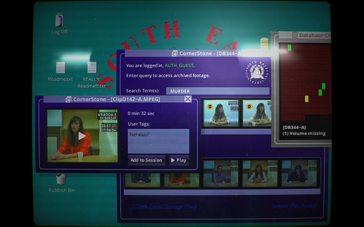 capture jeu vidéo her story de sam barlow