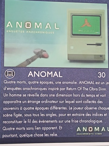 jeu vidéo anomal d'alexis roumier présenté au play sorbonne 2026
